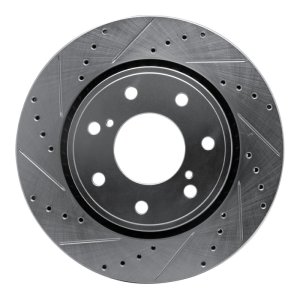Ford F-150 Brake Rotor (1) - Front Left - R1 Concepts - Drilled & Slotted - Silver - `10-`14 Ford F-150 Brake Rotor (1) - Front Left - R1 Concepts - Drilled & Slotted - Silver - `10-`14